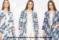 Tampil Menawan Saat Pesta dengan Outer Batik Kombinasi