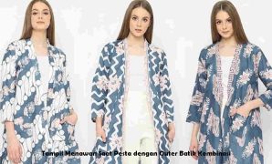 Tampil Menawan Saat Pesta dengan Outer Batik Kombinasi
