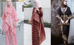 Inspirasi Dress Muslimah Batik Modern Perpaduan Gaya dan Kesopanan