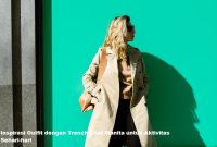 trench coat wanita